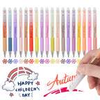 Multi-Color Erasable Gel Pen Set (12/24/36 Colors) | 0.7mm Clicker, High-Capacity