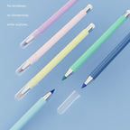 Rarler Eternal Pencil Set No Sharpening Replaceable Lead Long Writing Tip Protector 12 Pcs Multi-Scenario Creative Art Supplies for Students & Professionals