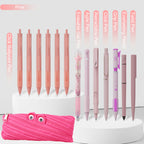 Rarler 13 PCS Smart Pen School Supplies with Moster Pencil Case, 1 Twist Pen, 1 Everlasting Pencil, 1 Grip Pen, 1 Click Pen, 1 Retractable Pen, 1 Agile Pen, 1 Erasable Gel Pen, 6 Click Ballpoint Pens 0.5mm Student Essentials infinity pen