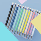 Rarler Eternal Pencil Set No Sharpening Replaceable Lead Long Writing Tip Protector 12 Pcs Multi-Scenario Creative Art Supplies for Students & Professionals