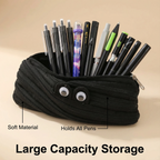 Rarler 13 PCS Smart Pen School Supplies with Moster Pencil Case, 1 Twist Pen, 1 Everlasting Pencil, 1 Grip Pen, 1 Click Pen, 1 Retractable Pen, 1 Agile Pen, 1 Erasable Gel Pen, 6 Click Ballpoint Pens 0.5mm Student Essentials infinity pen